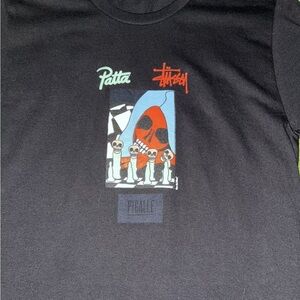 Stussy Black Crewneck Tee